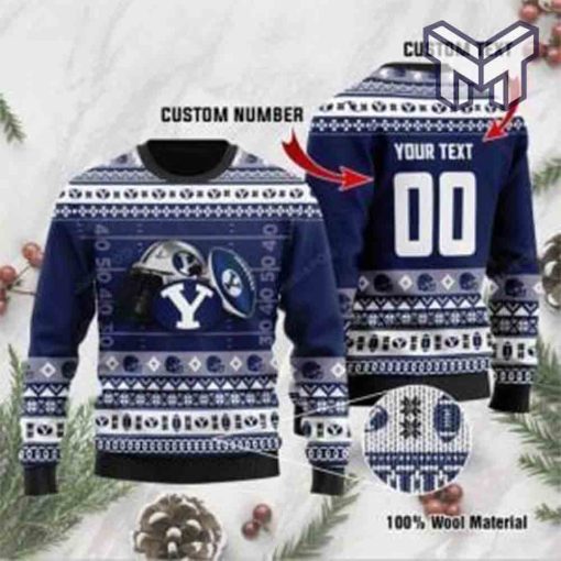 BYU Cougars All Over Print Ugly Christmas Sweater
