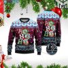 Burnley Ho Ho Ho 3D Print Christmas Wool Sweater All Over Print Ugly Christmas Sweater