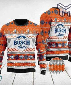 Busch Latte All-Over Print Ugly Christmas Sweater