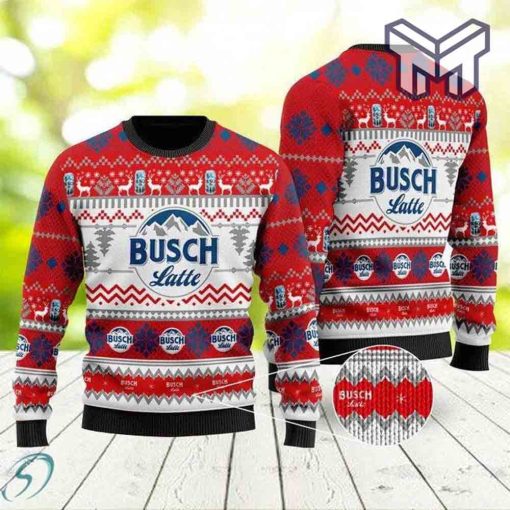 Busch Latte All-Over Print ugly christmas sweater Type01