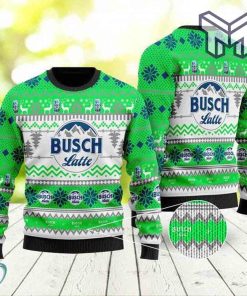 Busch Latte All-Over Print ugly christmas sweater Type06