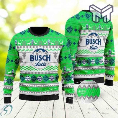 Busch Latte All-Over Print ugly christmas sweater Type06