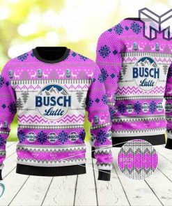 Busch Latte All-Over Print ugly christmas sweater Type07