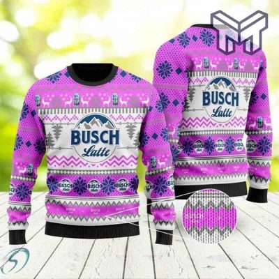 Busch Latte All-Over Print ugly christmas sweater Type07