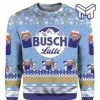 Busch Latte Beer All Over Print Ugly Christmas Sweater