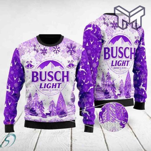 Busch Light All-Over Print ugly christmas sweater Type04