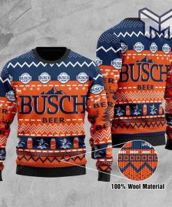 Busch Light Beer All Over Print Ugly Christmas Sweater