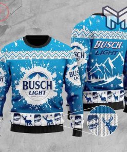 Busch Light Christmas All Over Print Ugly Christmas Sweater