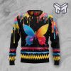 Butterfly All Over Print Ugly Christmas Sweater