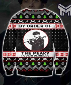 By Order Of The Peaky Blinders Knitting Pattern All Over Print Ugly Christmas Sweater