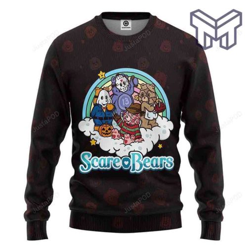 Care Bears Halloween All Over Print Ugly Christmas Sweater