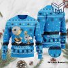 Carolina Panthers Funny Charlie Brown Peanuts Snoopy All Over Print Ugly Christmas Sweater