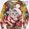 Cat Christmas All Over Print Ugly Christmas Sweater