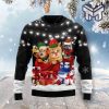 Cat Gifts Noel All Over Print Ugly Christmas Sweater