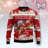 Cat Sleigh All Over Print Ugly Christmas Sweater