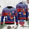 Chicago Cubs Charlie Brown Snoopy Christmas All Over Print Ugly Christmas Sweater