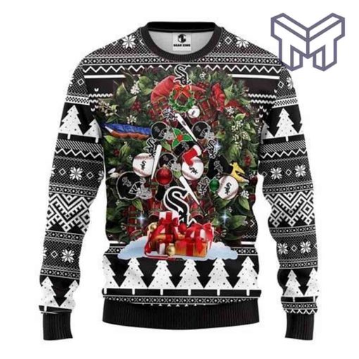Chicago White Sox Tree All Over Print Ugly Christmas Sweater