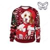 Christmas Golden Retriever All Over Print Ugly Christmas Sweater