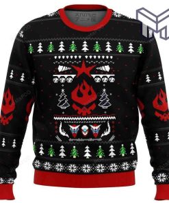 Christmas Gurren Lagann Logo All Over Print Ugly Christmas Sweater