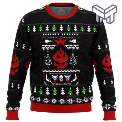 Christmas Gurren Lagann Logo All Over Print Ugly Christmas Sweater