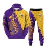Minnesota Vikings Men's Hooded Tracksuit 2Pcs Jogging Sweatsuit Sports Suit
