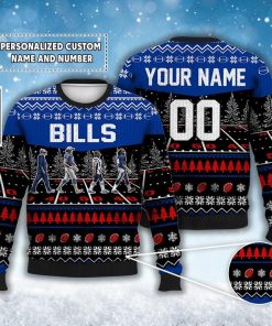 Custom Bills Walking Abbey Road Ugly Christmas Sweater