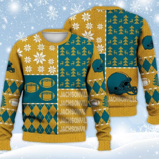 Jacksonville Ugly Sweater Christmas, Retro Football