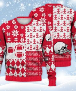 Kansas City Ugly Sweater Christmas, Retro Football