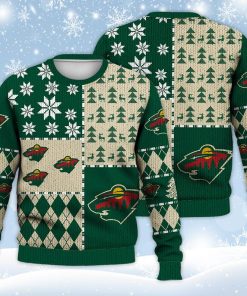 Minnesota Wild Ugly Sweater Christmas, Ice Hockey NHL