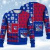 New York Rangers Ugly Sweater Christmas, Ice Hockey NHL