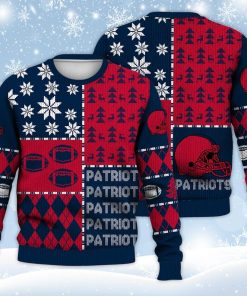 New England Ugly Sweater Christmas, Retro Football