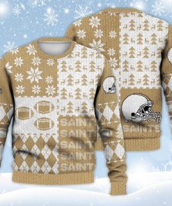 New Orleans Ugly Sweater Christmas, Retro Football