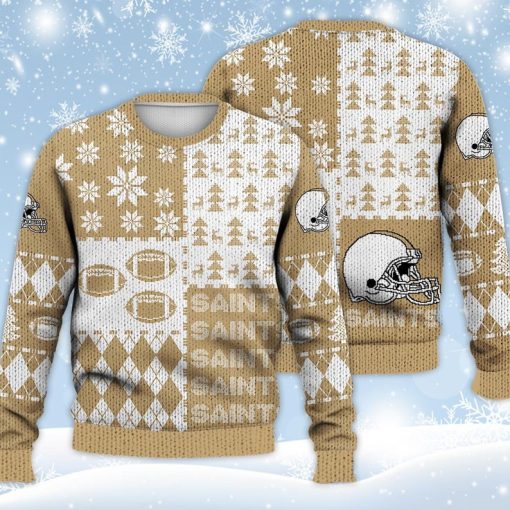 New Orleans Ugly Sweater Christmas, Retro Football