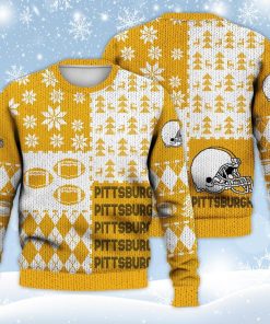 Pittsburgh Ugly Sweater Christmas, Retro Football