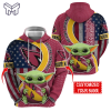 Personalized NFL Arizona Cardinals Hoodie Baby Yoda Unisex Hoodie For Fans