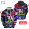 Personalized NFL New York Giants Hoodie Baby Yoda Unisex Hoodie