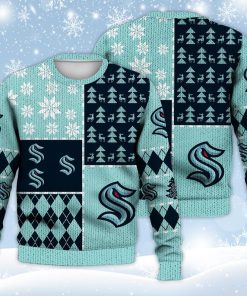 Seattle Kraken Ugly Sweater Christmas, Ice Hockey NHL