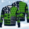 Seattle Ugly Sweater Christmas, Retro Football American