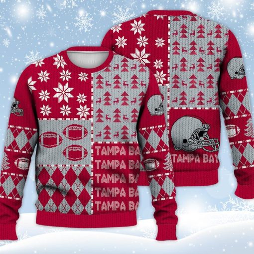 Tampa Bay Ugly Sweater Christmas, Retro Football American