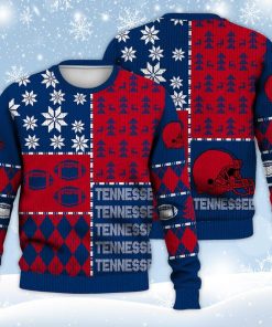 Tennessee Ugly Sweater Christmas, Retro Football American