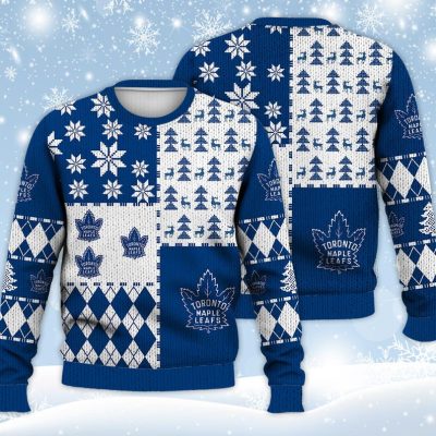 Toronto Maple Leafs Ugly Sweater Christmas, Ice Hockey NHL