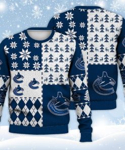 Vancouver Canucks Ugly Sweater Christmas, Ice Hockey NHL