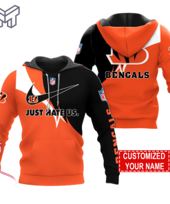 NFL Cincinnati Bengals Hoodie Just Hate US Sport Hoodie