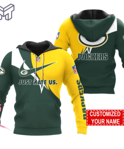 NFL Green Bay Packers Hoodie Just Hate US Sport Hoodie