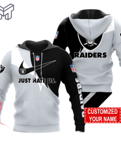 NFL Las Vegas Raiders Hoodie Just Hate US Sport Hoodie