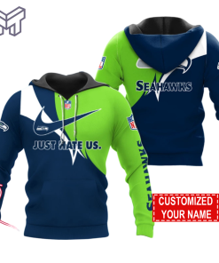 NFL Seattle Seahawks Hoodie Just Hate US Sport Hoodie