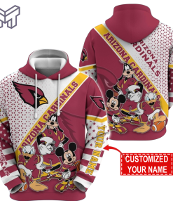 Personalized NFL Arizona Cardinals Hoodie Character Cartoon Movie Unisex Hoodie