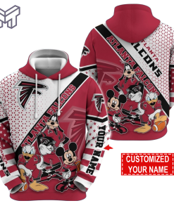 Personalized NFL Atlanta Falcons Hoodie Character Cartoon Movie Unisex Hoodie