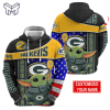 Personalized NFL Green Bay Packers Hoodie Baby Yoda Unisex Hoodie