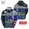 Personalized NFL Indianapolis Colts Hoodie Baby Yoda Unisex Hoodie